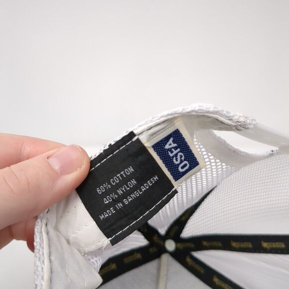 MSR Snapback Mesh Back Trucker Hat Black OSFA Adjustable Colorblock - Picture 8 of 8